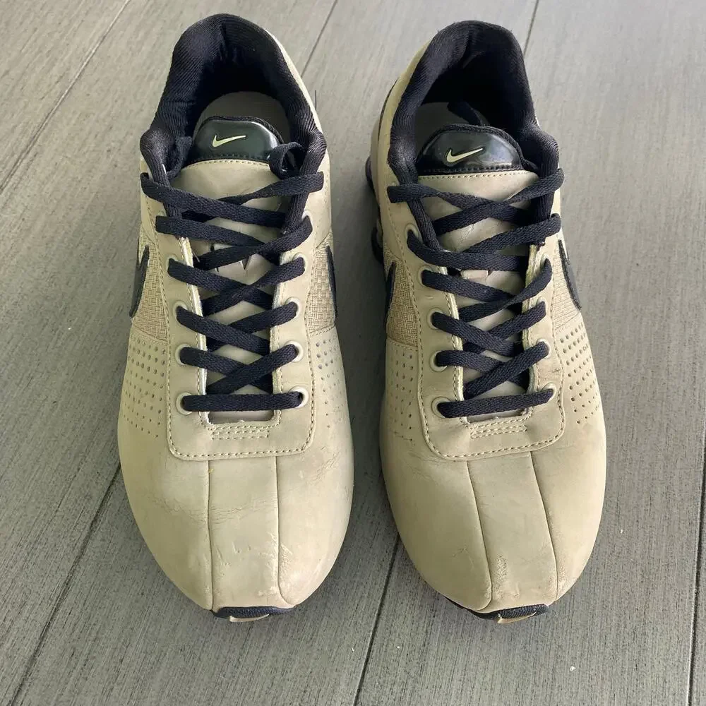 Nike Shox Boys Athletic Sneakers – Black/Brown Size 6.5Y 318130‑200